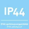 LED Wandleuchte anthrazit matt 1flammig drehbar Schalter spritzwasserschutz