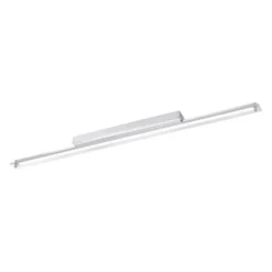 LED-Wandleuchte, chrom, Spiegel, warmweiße Lichtfarbe, IP44, energiesparend