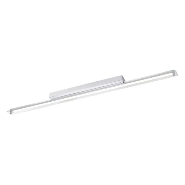 LED-Wandleuchte, chrom, Spiegel, warmweiße Lichtfarbe, IP44, energiesparend