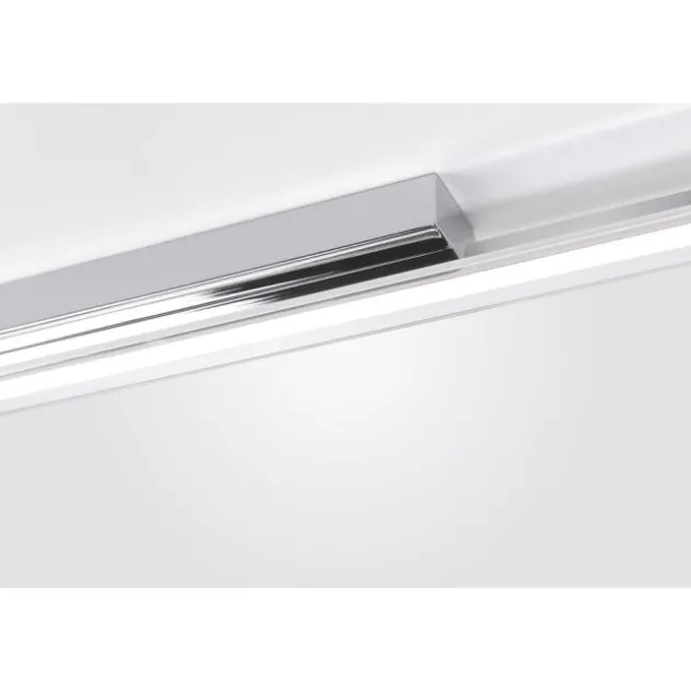LED-Wandleuchte, chrom, Spiegel, warmweiße Lichtfarbe, IP44, energiesparend