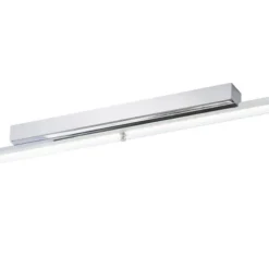 LED-Wandleuchte, chrom, warmweiße Lichtfarbe, spritzwassergeschützt, modern