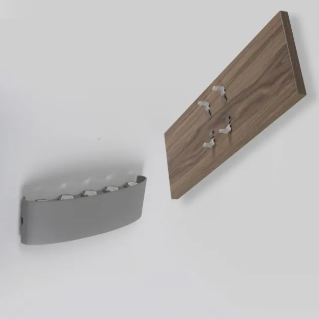 LED-Wandleuchte, holz, warmweiß, Innenleuchte, IP20