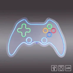 LED Wandleuchte mehrfarbig Controller Gamepad USB Dekoration
