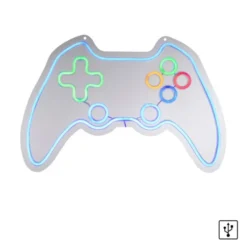 LED Wandleuchte mehrfarbig Controller Gamepad USB Dekoration