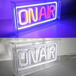 LED Wandleuchte USB Acryl mehrfarbig Schnurschalter Dekoration