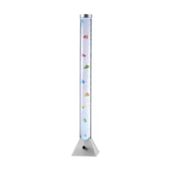 LED-Wassersäule, RGB, Farbwechsel, bunte Fische, modern