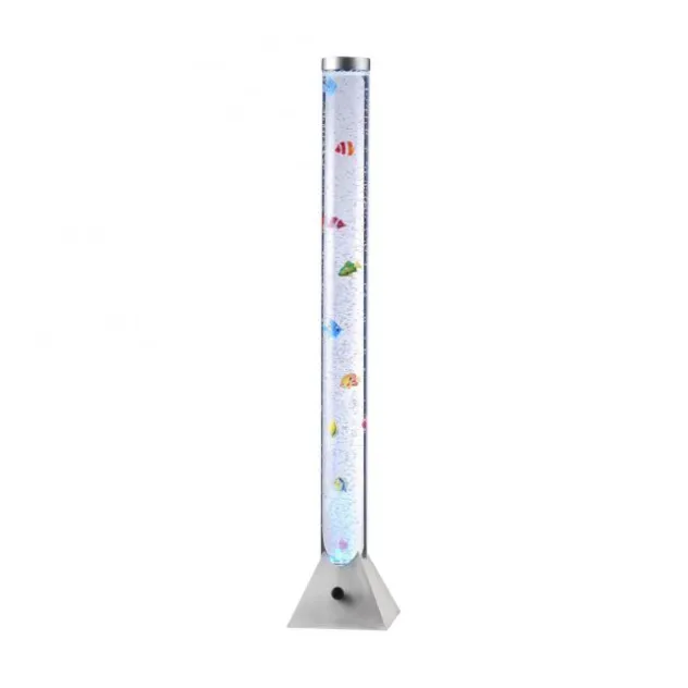 LED-Wassersäule, RGB, Farbwechsel, bunte Fische, modern