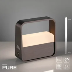 Neuhaus PURE® Akku Tischleuchte Pure Go, dark-metal brown