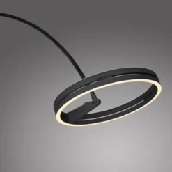 Neuhaus PURE® LED Bogenlampe PURE Loop-Bow, black pearl, Stehleuchte, dimmbar