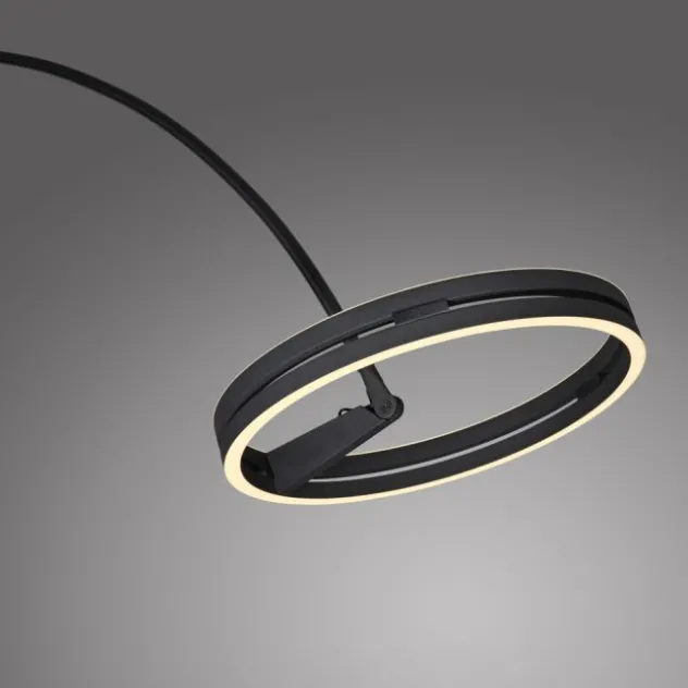 Neuhaus PURE® LED Bogenlampe PURE Loop-Bow, black pearl, Stehleuchte, dimmbar