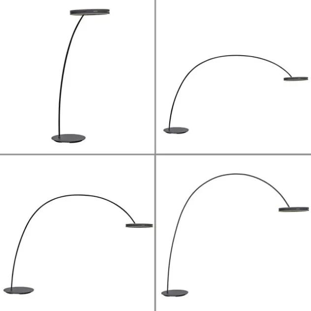 Neuhaus PURE® LED Bogenlampe PURE Loop-Bow, black pearl, Stehleuchte, dimmbar