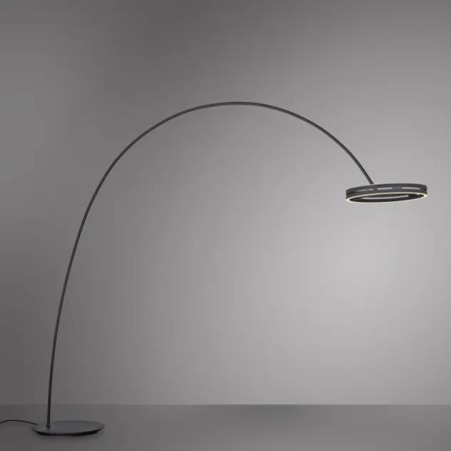 Neuhaus PURE® LED Bogenlampe PURE Loop-Bow, black pearl, Stehleuchte, dimmbar