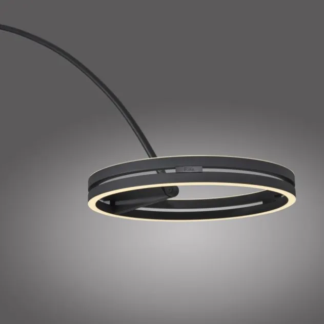 Neuhaus PURE® LED Bogenlampe PURE Loop-Bow, black pearl, Stehleuchte, dimmbar