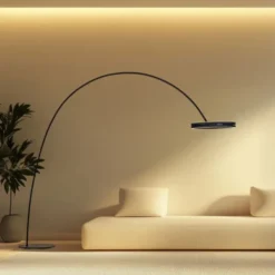 Neuhaus PURE® LED Bogenlampe PURE Loop-Bow, black pearl, Stehleuchte, dimmbar