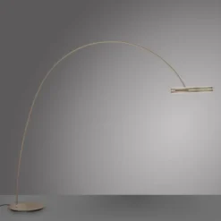Neuhaus PURE® LED Bogenlampe PURE Loop-Bow, bronce, Stehleuchte, dimmbar,