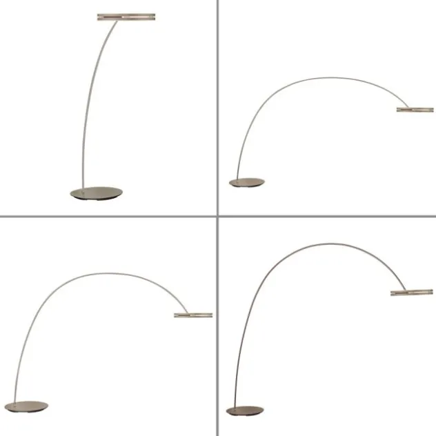Neuhaus PURE® LED Bogenlampe PURE Loop-Bow, bronce, Stehleuchte, dimmbar,