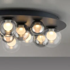 Neuhaus PURE® LED Deckenleuchte PURE Popup, mystic grey, dimmbar, Funk-FB, Memoryfunktion