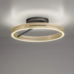Neuhaus PURE® LED Deckenleuchte PURE Loop, black-pearl/ivory-gold, Fernbedienung