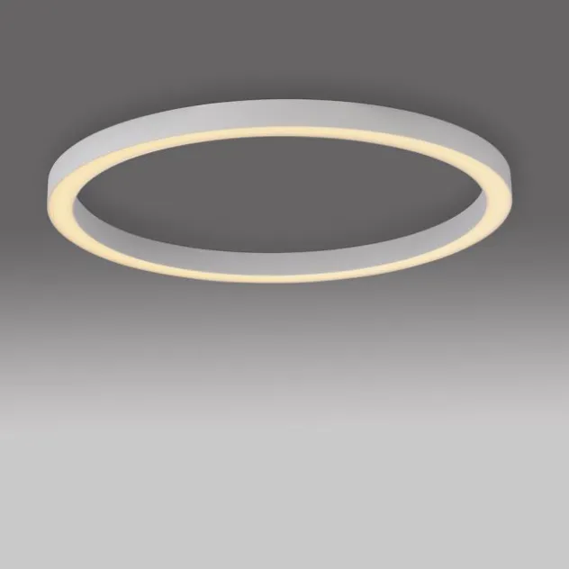 Neuhaus PURE® LED Deckenleuchte PURE Lines Round, snow, 70 cm, dimmbar, Fernbedienung
