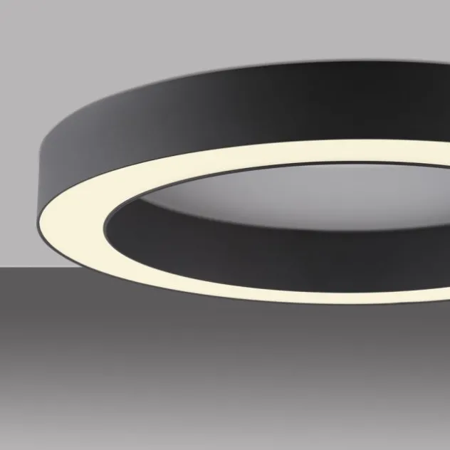 Neuhaus PURE® LED Deckenleuchte PURE Lines Round, graphite, 35 cm, dimmbar