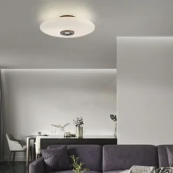 Neuhaus PURE® LED Deckenleuchte PURE Vitrum, dark-metal brown, dimmbar
