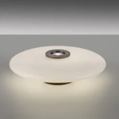 Neuhaus PURE® LED Deckenleuchte PURE Vitrum, dark-metal brown, dimmbar
