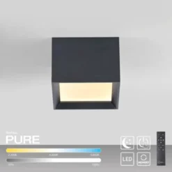 Neuhaus PURE® LED Deckenleuchte PURE Manhattan,mystic grey