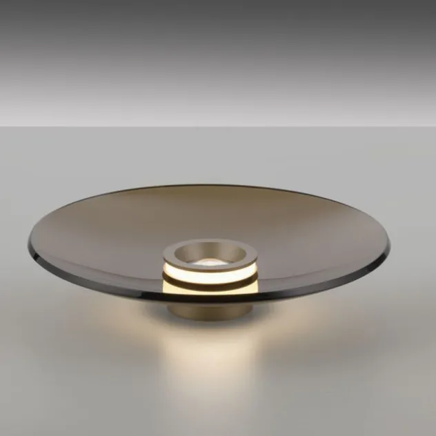 Neuhaus PURE® LED Deckenleuchte Pure Moon, bronce, Amberfarben, dimmbar