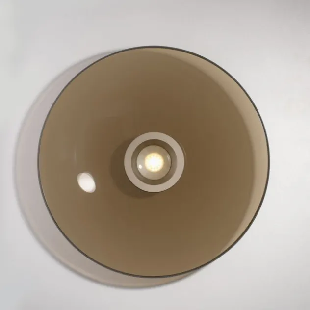 Neuhaus PURE® LED Deckenleuchte Pure Moon, bronce, Amberfarben, dimmbar