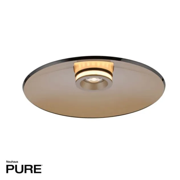 Neuhaus PURE® LED Deckenleuchte Pure Moon, bronce, Amberfarben, dimmbar