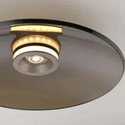 Neuhaus PURE® LED Deckenleuchte Pure Moon, bronce, Amberfarben, dimmbar