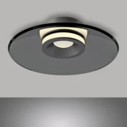 Neuhaus PURE® LED Deckenleuchte PURE Moon, platin (grau), dimmbar
