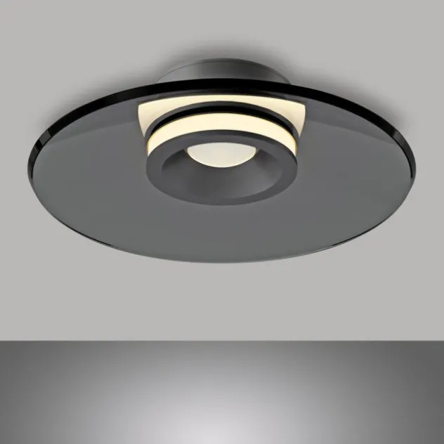 Neuhaus PURE® LED Deckenleuchte PURE Moon, platin (grau), dimmbar