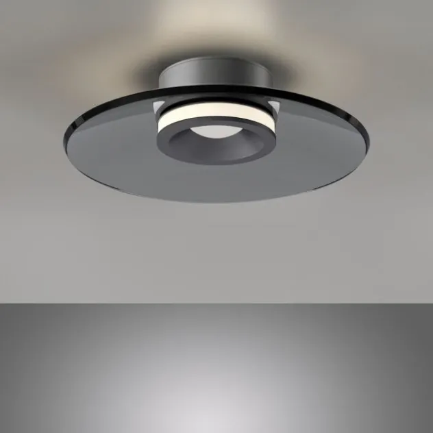 Neuhaus PURE® LED Deckenleuchte PURE Moon, platin (grau), dimmbar