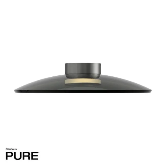 Neuhaus PURE® LED Deckenleuchte PURE Moon, platin (grau), dimmbar