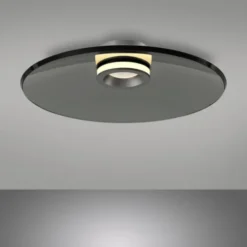 Neuhaus PURE® LED Deckenleuchte PURE Moon, platin (grau), dimmbar