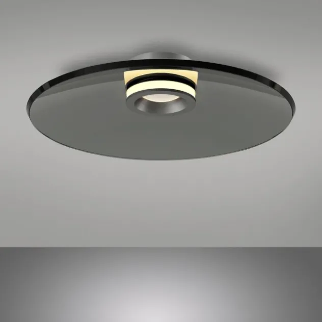 Neuhaus PURE® LED Deckenleuchte PURE Moon, platin (grau), dimmbar