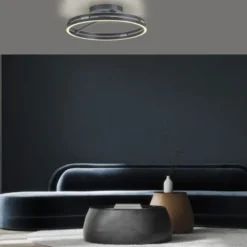 Neuhaus PURE® LED Deckenleuchte PURE Loop, mystic grey, Fernbedienung