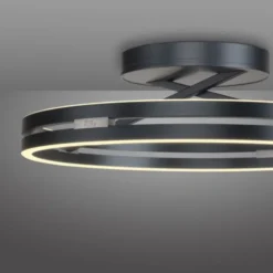 Neuhaus PURE® LED Deckenleuchte PURE Loop, mystic grey, Fernbedienung