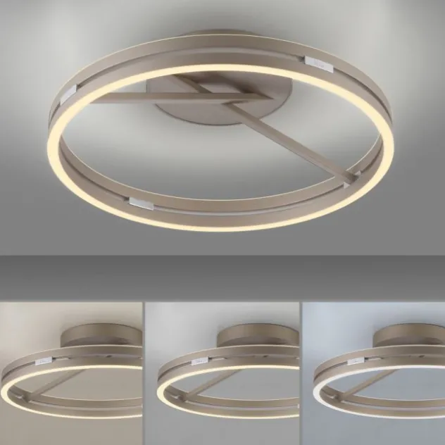 Neuhaus PURE® LED Deckenleuchte PURE Loop, bronce, dimmbar, Fernbedienung