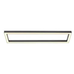 Neuhaus PURE® LED Deckenleuchte PURE Lines Square graphite Frame 110x30cm dimmbar