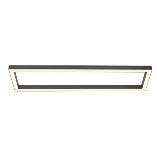 Neuhaus PURE® LED Deckenleuchte PURE Lines Square graphite Frame 110x30cm dimmbar