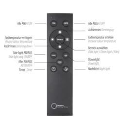 Neuhaus PURE® LED Deckenleuchte PURE Lines Spot, oak/graphite, dimmbar, CCT, drehbar