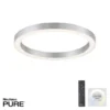Neuhaus PURE® LED Deckenleuchte PURE Lines Round, diamond (alu), 50 cm, dimmbar
