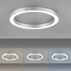 Neuhaus PURE® LED Deckenleuchte PURE Lines Round, diamond (alu), 50 cm, dimmbar