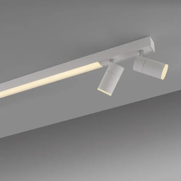 Neuhaus PURE® LED Deckenleuchte PURE Lines Spot, snow, dimmbar, Funk-Fernbedienung