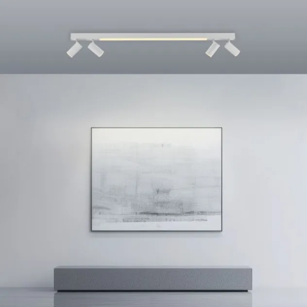 Neuhaus PURE® LED Deckenleuchte PURE Lines Spot, snow, dimmbar, Funk-Fernbedienung