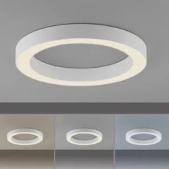 Neuhaus PURE® LED Deckenleuchte PURE Lines round, snow, 35 cm, dimmbar