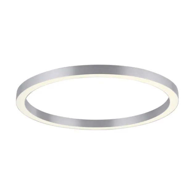 Neuhaus PURE® LED Deckenleuchte PURE Lines Round, diamond (alu), 70x70, dimmbar, FB