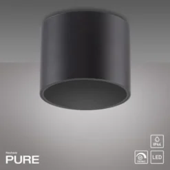 Neuhaus PURE® LED Deckenleuchte PURE Point, black pearl, Indoor, dimmbar